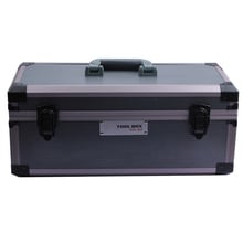 Caja de Herramientas de aluminio de 480x220x210mm, Maleta, caja de instrumentos, estuche de seguridad resistente a impactos 2024 - compra barato