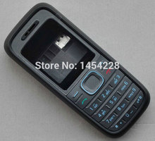 BINYEAE Full Housing Case Cover Facing Frame + Middle + Back Cover + Keypad For Nokia 1208 Cell Phone Part 2024 - buy cheap