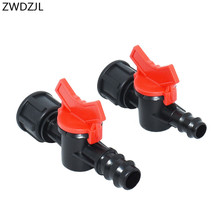 Water tap connector Female 1/2 to the 16mm 20mm hose irrigation water valve Mini Valve waterstop connectors Built-in seal 15pcs 2024 - buy cheap