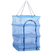 Foldable 4 Layer Hanging Drying Net Fishing Drying Rack with Zippers Dryer Mesh Fish Vegetables Fruit Herb Hanging Net Dry Cage 2024 - buy cheap