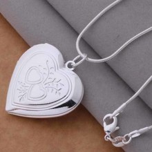 An738 Hot 925 Sterling Silver Necklace 925 Silver Fashion Jewelry Pendant Dazzling Heart /hecapvja Bioajzva 2024 - buy cheap