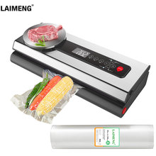LAIMENG Vacuum Sealer Machine With Food Grade Vacuum Bags Packaging For Vacuum Packer Packing For Kitchen Applicance  S218 2024 - buy cheap
