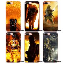 Firefighter Heroes Fireman Fleece Panel Case For Apple iPhone X 4 4S 5 5S SE 5C 6 6S 7 8 Plus 6Plus 7plus 8plus Fundas Coque 2024 - buy cheap