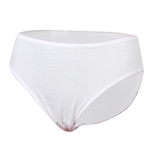 2019 Brand New Soft Mid Rise White Cotton Disposable Panties Underwear for Women Travel Postpartum SPA 2024 - buy cheap