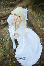 Chobits Eruda Cosplay Costume Anime Japan Chopieces Lolita Dress White/Black COS Costumes 2024 - buy cheap