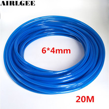 Blue 20M 65.6Ft 6mm OD 4mm ID Polyurethane PU Air Hose Pipe Tube Free shipping 2024 - buy cheap