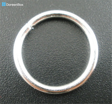 Doreen Box Lovely 100PCs Silver color Open Jump Rings 16mm Dia.Findings (B03127) 2024 - buy cheap