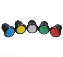 1 шт. 5 видов цветов 32 мм черная круглая аркадная кнопка с микропереключателем для аркадных запасных частей 2024 - купить недорого