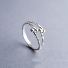 S925 Стерлинговое Серебро sv Южная Корея версия кольцо соединительное кольцо открывающаяся линия Женский Душ для женщин модные подарки 2024 - купить недорого