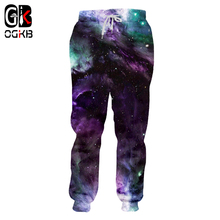 OGKB 2018 Autumn Hot Sale Newest Men/women Joggers Pants Colorful Galaxy Space 3d Printed Harajuku Casual Sweatpants Streetwear 2024 - buy cheap