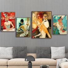 Home Decoration Print Canvas Art Wall Pictures Poster Canvas Printings Paintings French Jean-Gabriel Domergue 2024 - buy cheap