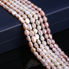 100% Natural Freeform Freshwater Cultured Pearls Beads DIY Beads for Jewelry Making DIY Strand 14 Inches Size 6mm-7mm 2024 - buy cheap