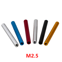 Columna de aluminio redonda M2.5 para piezas de control remoto, 10 Uds., M2.5 X 6/8/10/12/15/20/25/30mm 2024 - compra barato