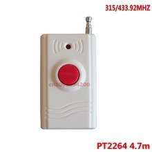 1CH Remote Control Big 1 Button Key RF Transmitter Wireless emergency button 315/433.92 call Button Panic Button 20-300m SOS 2024 - buy cheap