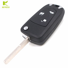 KEYECU Modified 3 Button Flip Remote Key Shell Case Fob for Ford C-Max Festiva Focus Galaxy Mondeo S-Max-HU101 2024 - buy cheap