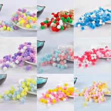 10g (60pcs) 15mm Mix Colors Pompom Lovely Fur Pompones Ball Craft DIY Soft Pom Poms Wedding/Party Decoration Cloth Accessories 2024 - buy cheap