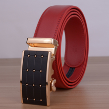 New Arrival Men Genuine Leather Belt Cowhide High Quality Automatic Buckle Leather Strap Large Size Free Shipping 2024 - buy cheap