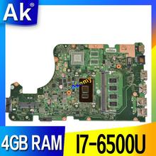X555UA placa base I7-6500U 4GB de RAM para For Asus X555 X555U X555UA X555UB placa base de computadora portátil X555UA placa base X555UA placa base 2024 - compra barato