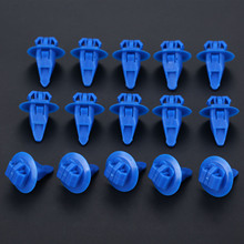 50Pcs 8mm Hole Car Fender Shield Retainers Nylon Rivets Auto Fastener Clips For Toyota Cruiser Camry Corolla Crown D130 Blue 2024 - buy cheap