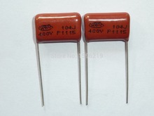 10 pces capacitor cbb 104 400v 104j 0.1uf 100nf p15 cbb21 filme de polipropileno metalizado capacitor 2024 - compre barato