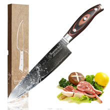 Sunnecko Damascus Knives 8" Professional Chef Knife Japanese VG10 Steel Core Blade Kitchen Meat Vegetable Cut Pakka Wood Handle 2024 - buy cheap
