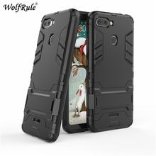 Wolfrule For Fundas Xiaomi Redmi 6 Case, Silicone + Hard PC Back Phone Case for Xiaomi Redmi 6 Cover Redmi 6 Redmi6 Coque Shell 2024 - buy cheap