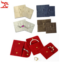 Mini bolsa de terciopelo suave para almacenamiento de joyas, 5 colores, franela, cuentas, collar, bolso de mano, organizador de pulsera, bolsa de regalo 2024 - compra barato