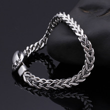 Dominante de los hombres titanium pulsera de acero doble giro de la cadena de la pulsera de cadena de mujer T/clase camisa/Camiseta tipo mujeres de suave camiseta ser amable pulsera 2024 - compra barato