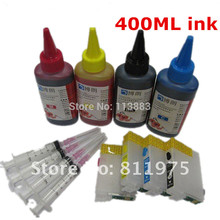 T1291-1294 Refillable ink cartridge for EPSON Stylus SX440W SX445W SX525WD SX535WD SX620FW BX925FW  + for EPSON Dey ink 400ML 2024 - buy cheap