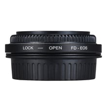 FD-EOS Lens Mount Adapter Camera Lens Adapter Ring w/ Optical Glass Focus Infinity FD Lens to EOS EF Mount Body for Canon Series 2024 - buy cheap