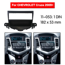 Fáscia para chevrolet cruze 2009 + w/pocket rádio dvd painel estéreo, 11-053 1 din, instalação de painel, boa instalação 2024 - compre barato