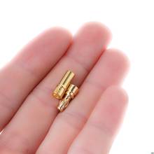 20pcs/lot 3.5mm Gold Bullet Banana Connector Plug For ESC Battery Motor 2024 - buy cheap