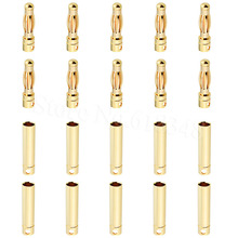 10Sets Female Male 4mm 4.0mm Gold Bullet Banana Connector Plug for RC Battery ESC Motor Wire 2024 - buy cheap