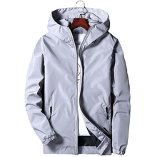 Spring Jacket Men Casual Hooded Windproof Trench Coat Men's Autumn Zipper Windbreaker Outwear 5XL Jackets Jaqueta Masculina 2024 - buy cheap
