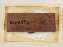 42pcs/set handwriting uppercase symble stamp set in gift box Wooden stamp DIY zakka fresh stationery school supplies(ss-216) 2024 - купить недорого