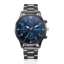 Fashion Mens Watches Top Brand Luxury Quartz Watch Men Casual Slim Mesh Steel Date Sport Watch Relogio Masculino 2024 - buy cheap