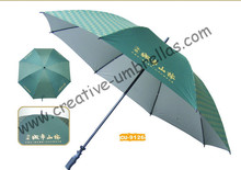 Free shipping by sea,14mm fiberglass shaft and  ribs,hand open golf umbrella,windproof,anti-thunderbolt,hotel promotion umbrella 2024 - buy cheap