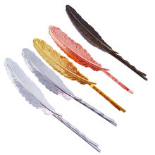 Free Shipping 100piece 55mm Hair Pins with Feather Hairpins Jewelry Findings Hair accessories Wholesale HPF54 2024 - buy cheap