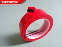 20mm*66Meter Red Single Face Adhered Insulating Mylar Tape for motors, Fireproof 2024 - buy cheap