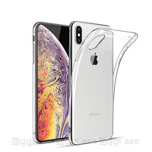 Чехлы для телефонов iPhone 11, 12, XS Max, X, XR, мягкий прозрачный силиконовый прозрачный чехол-накладка для iPhone 6, 6s, 7, 8 Plus, 5 5S SE 2020 2024 - купить недорого