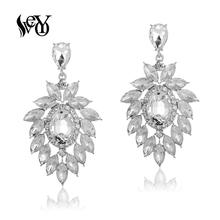 VEYO-Pendientes colgantes de cristal para mujer, aretes clásicos, joyería Retro, elegante 2024 - compra barato