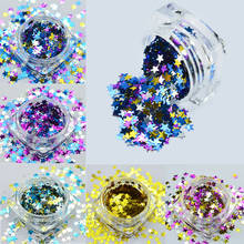 1g Christmas 3D Glitter Sequins Nail Glitter Flakes Sparkly Star Mixed Color Nail Art DIY Decorations Nail Art Tips Tool TR01-11 2024 - buy cheap