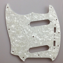 Pleroo Custom Guitar Pickgaurd Scratch Plate - For US Left Hand Mustang Guitar Pickguard Scratch Plate 2024 - buy cheap