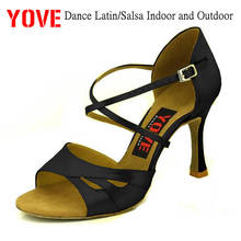 YOVE Style z-011 Dance shoes Bachata/Salsa Indoor and Outdoor Women's Dance Shoes 2024 - buy cheap