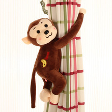 cute prone monkey plush toy about 40cm brown monkey soft doll baby toy Christmas gift w1428 2024 - buy cheap