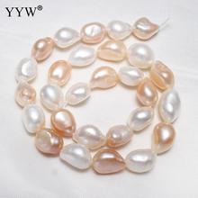 YYW High Quality Cultured Baroque Freshwater Pearl Beads Nuggets natural mixed colors 11-12mm Sold Per Approx 15.7 Inch Strand 2024 - buy cheap