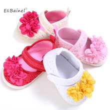 Zapatos antideslizantes de flores para bebé y niña, mocasines de ganchillo para bebé recién nacido de 0 a 18 meses 2024 - compra barato