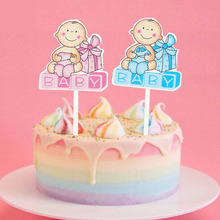 1set de decoración para pastel de feliz cumpleaños, adornos para cupcakes para pastel, Baby Shower, Baby Car, fiesta de cumpleaños, decoración para niños, fiesta Diy 2024 - compra barato