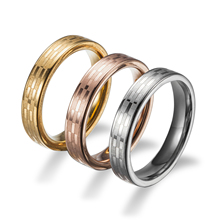 LUXUKISSKIDS, кольцо, Подарочный дизайн, кольцо из нержавеющей стали 316L, кольца для мужчин и женщин, сталь/золото/Роза 2024 - купить недорого