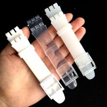 17mm 19mm 20mm Replacement Watch accessories for Swatch strap  Men Women watchbands with Plastic clasp 2024 - buy cheap